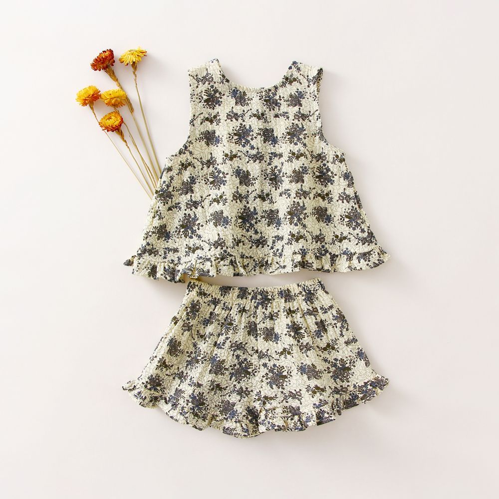 Baby Clothing Organic - Summer Toddler Baby Girl Clothes 2Pcs