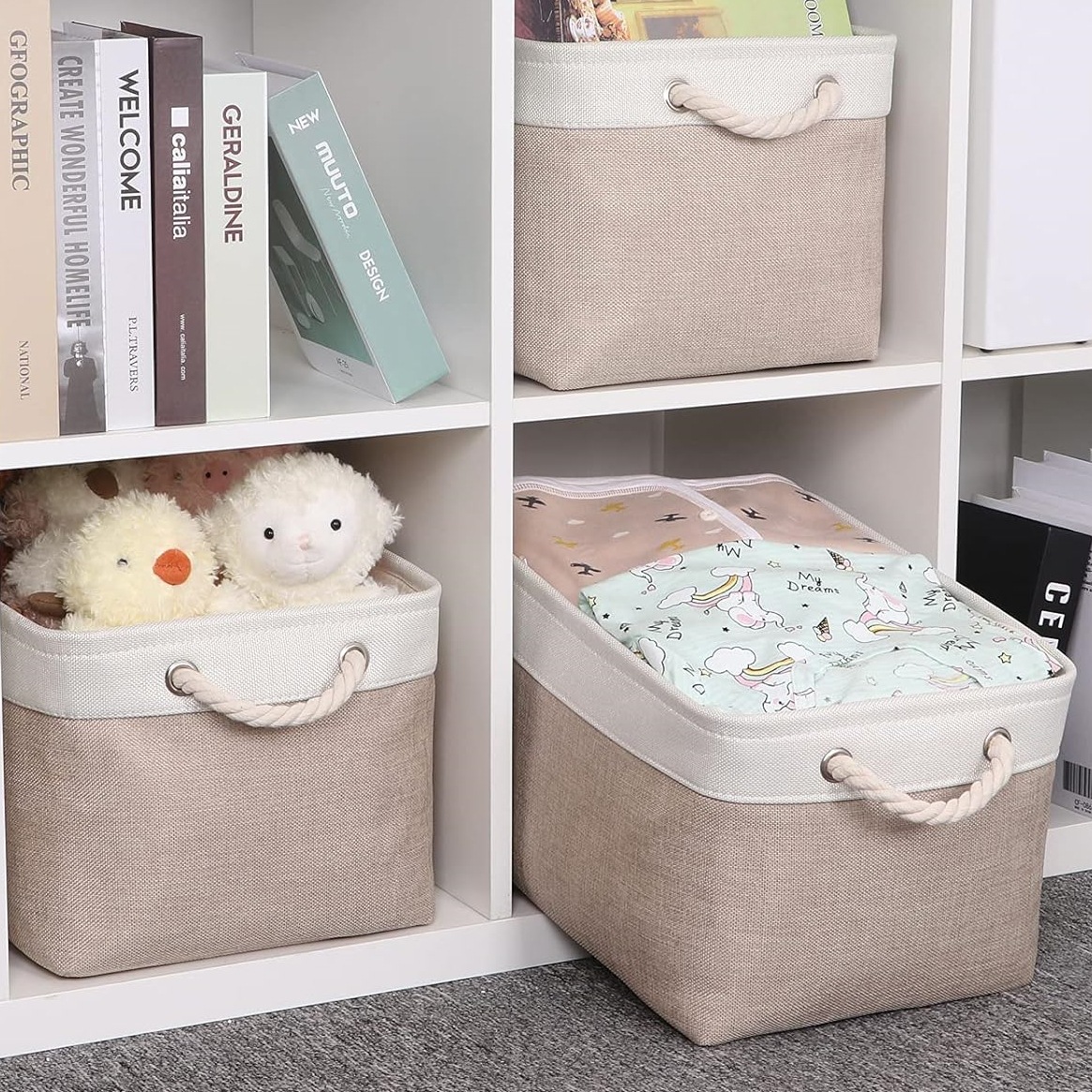 Baby Clothing Clearance - Multi-functional Sundries Sorting Basket Folding Storage