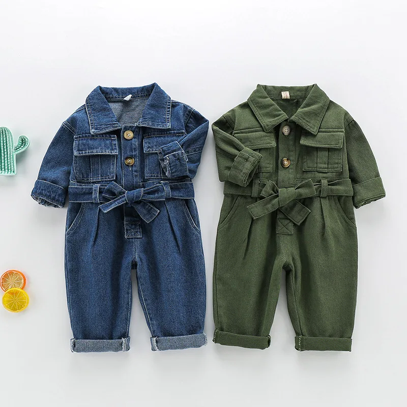 2026 Spring Kids Denim Jumpsui - Baby Overall Denim 评论和价格