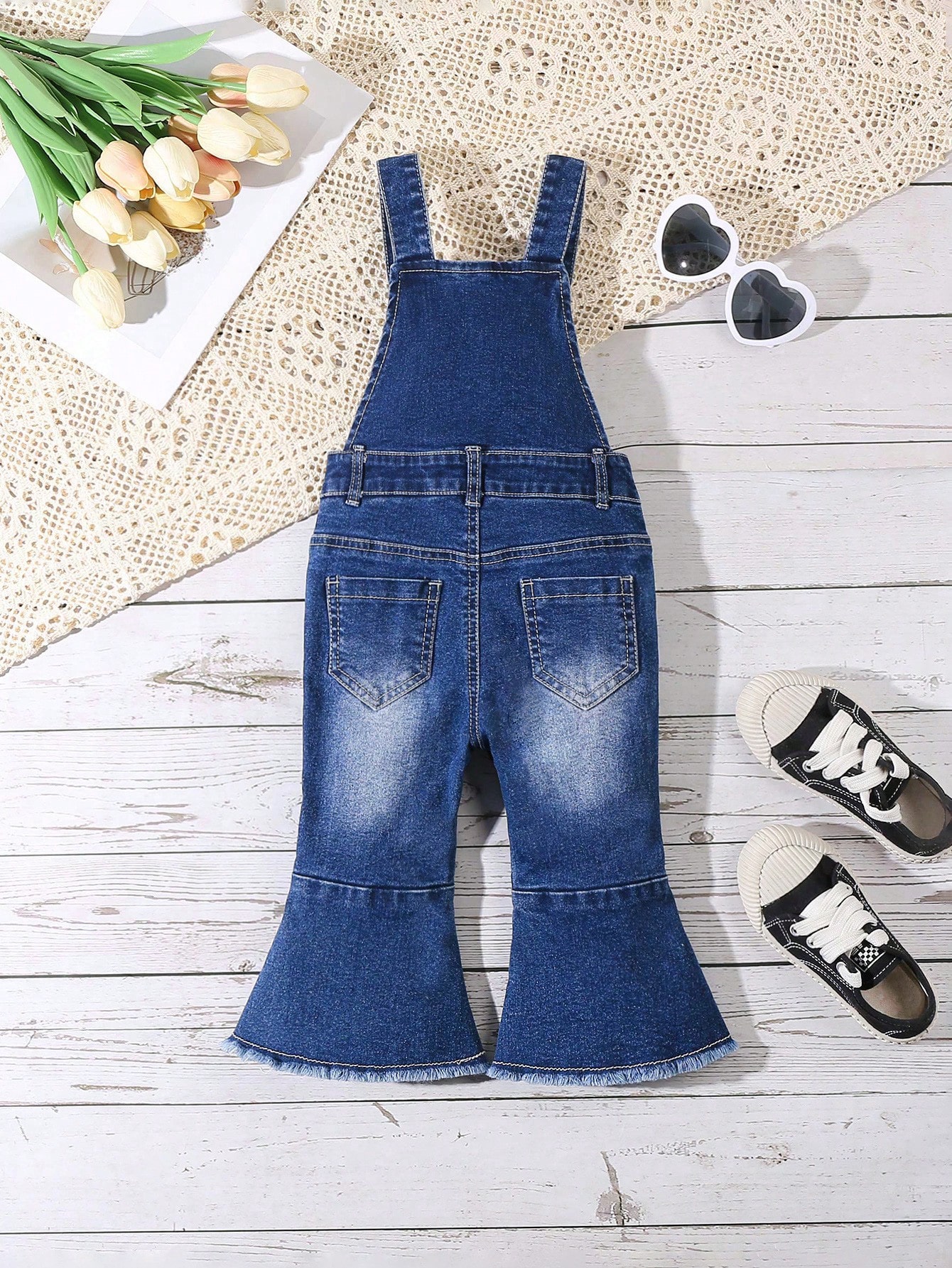 Playful Pals Baby Girls' Vinta - Baby Overall Denim 评论和价格