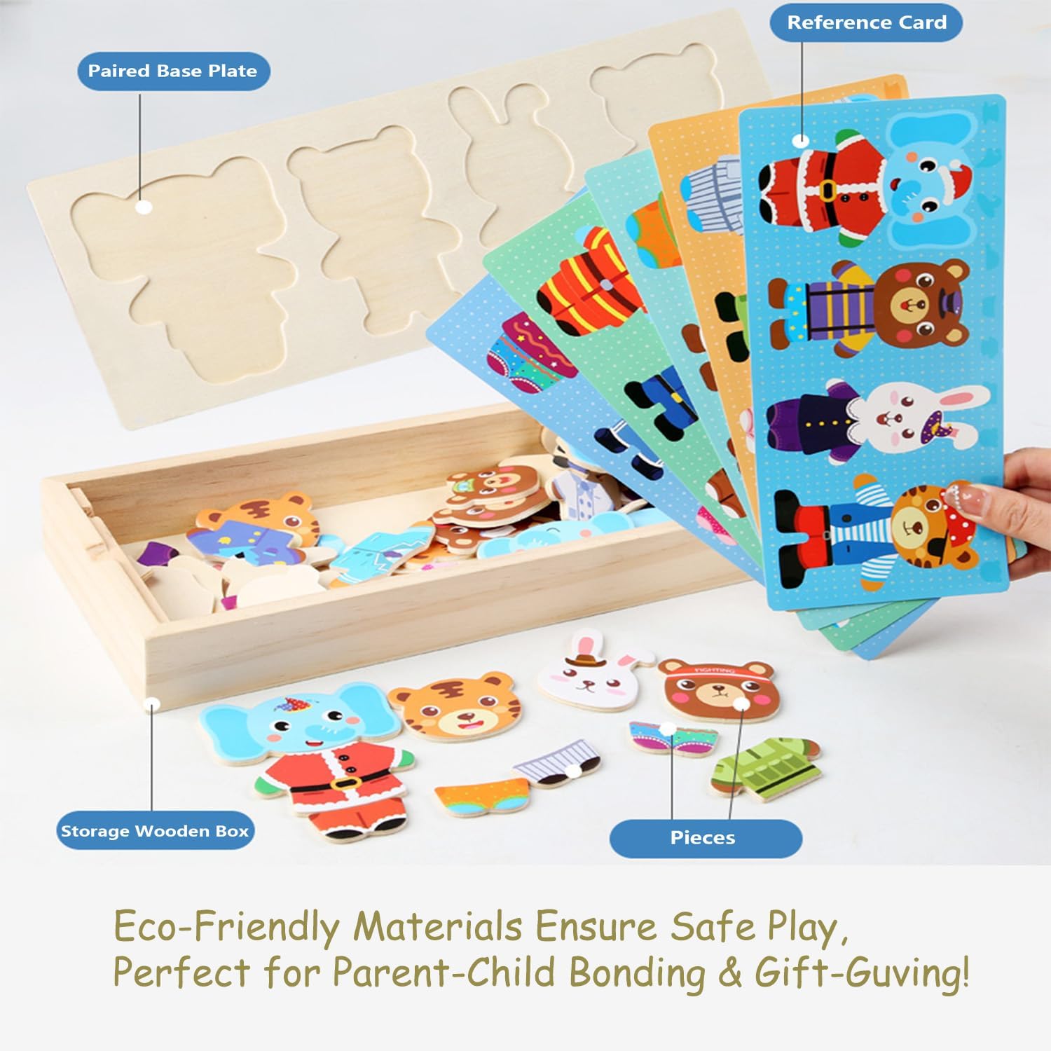 Wooden Jigsaw Bear Family Puzz - Baby Clothing Clearance 评论和价格