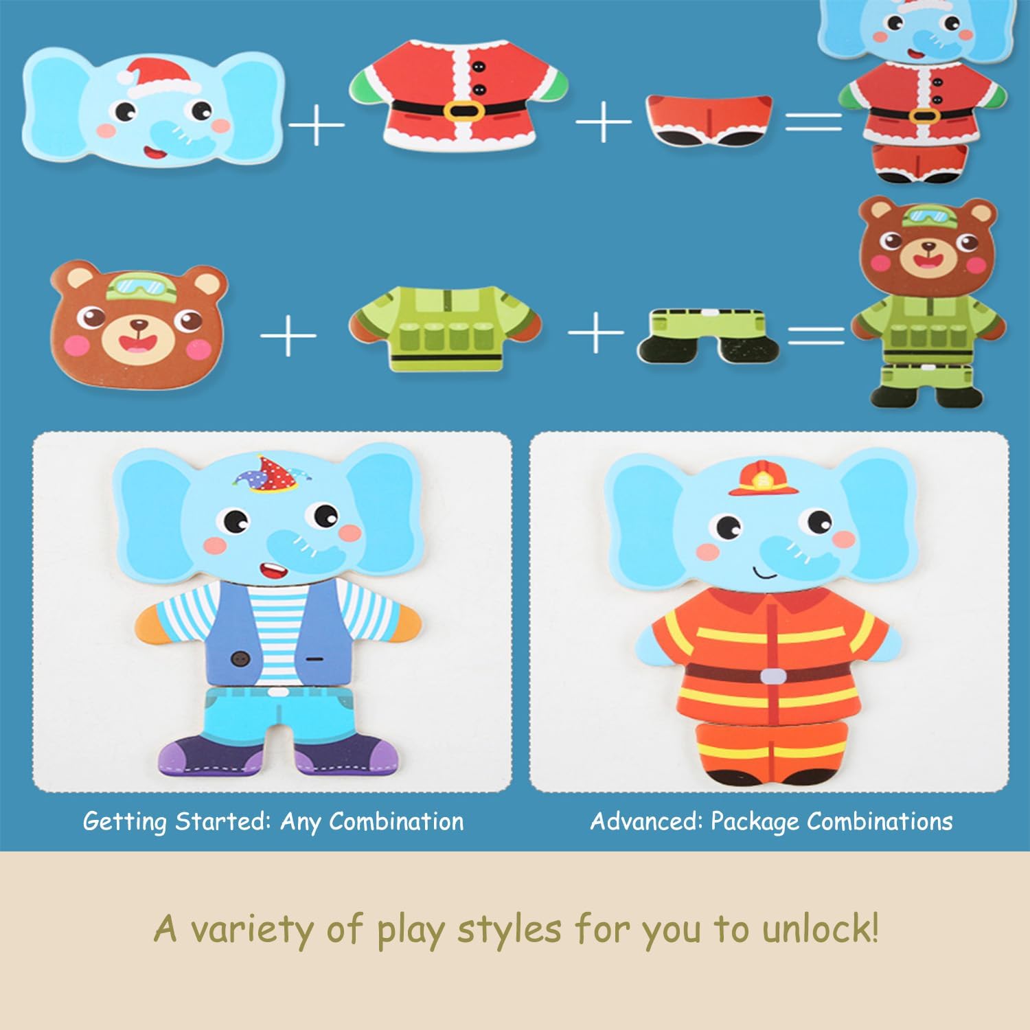 Wooden Jigsaw Bear Family Puzz - Baby Clothing Clearance 评论和价格