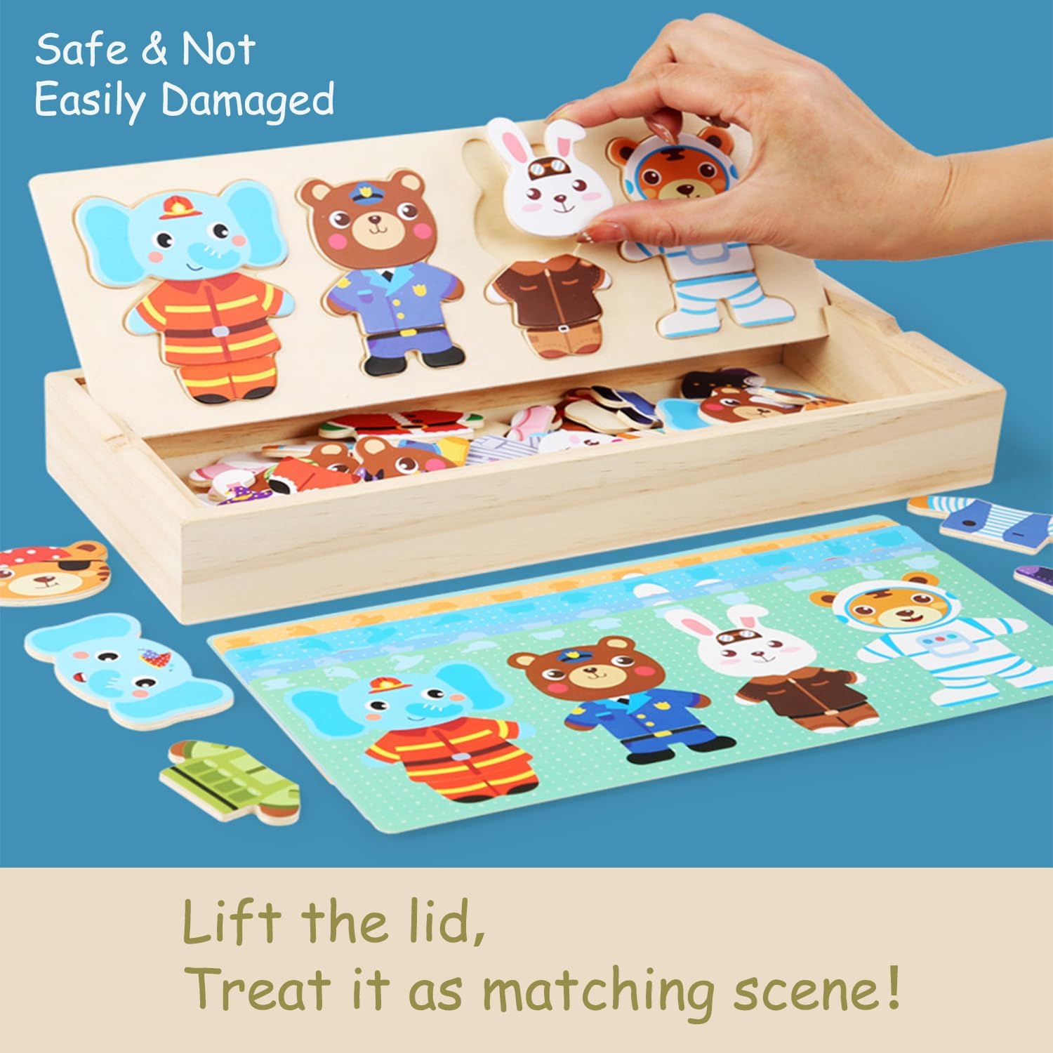 Wooden Jigsaw Bear Family Puzz - Baby Clothing Clearance 评论和价格