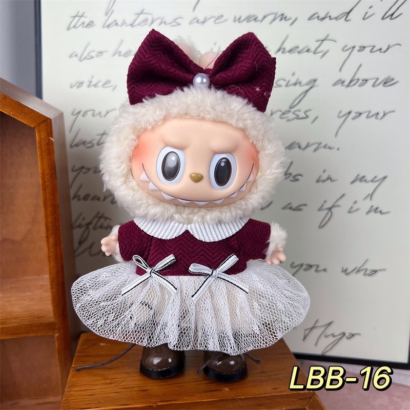 New 17cm Labubu Pendant With T - Baby Clothing High Quality 评论和价格