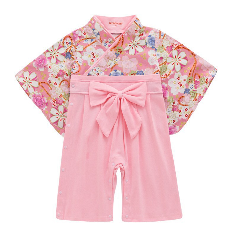 Girls Long Sleeve Baby Kimono  - Romper Onesie Baby 评论和价格