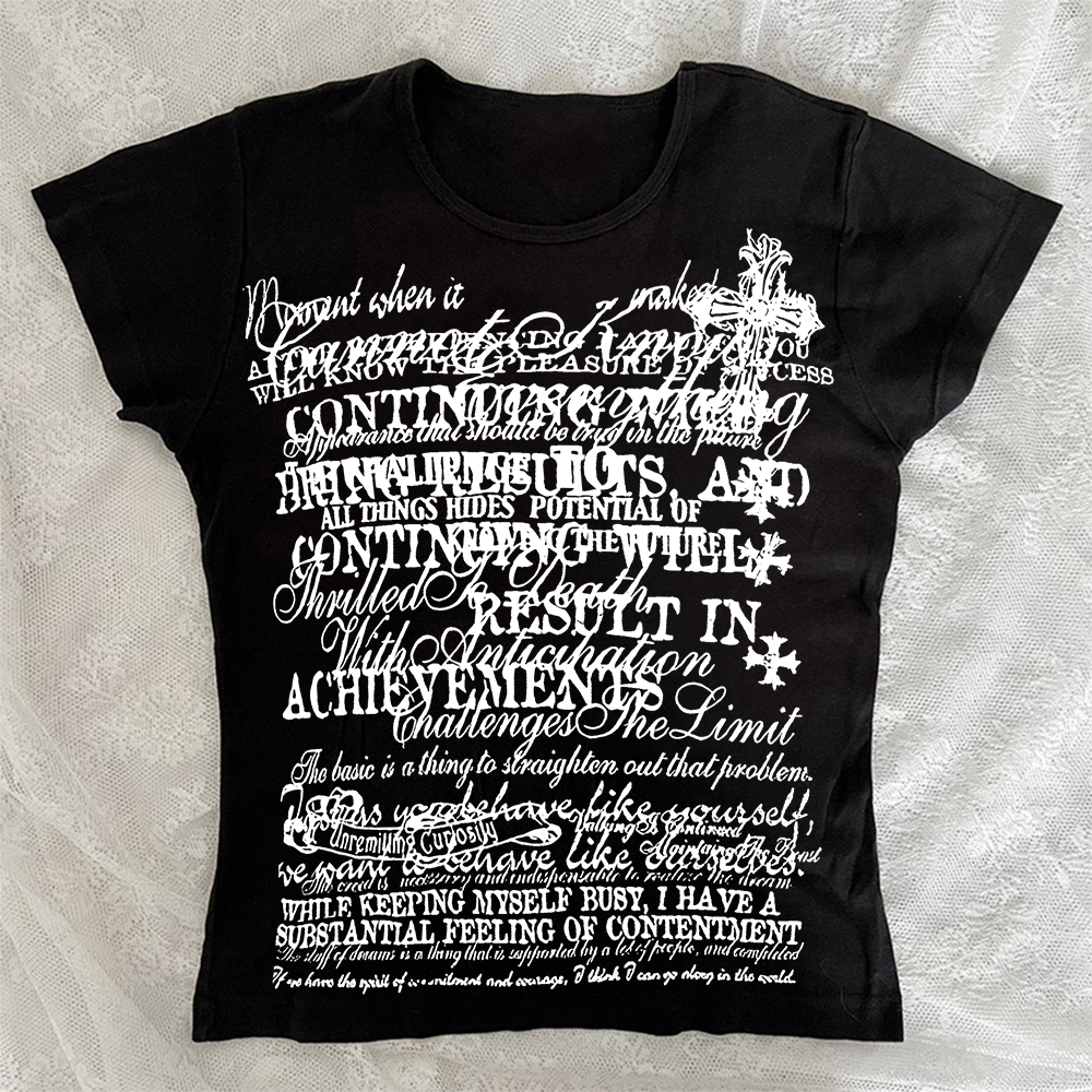 T-shirt Y2K style clothing Got - Baby Y2K Clothing 评论和价格