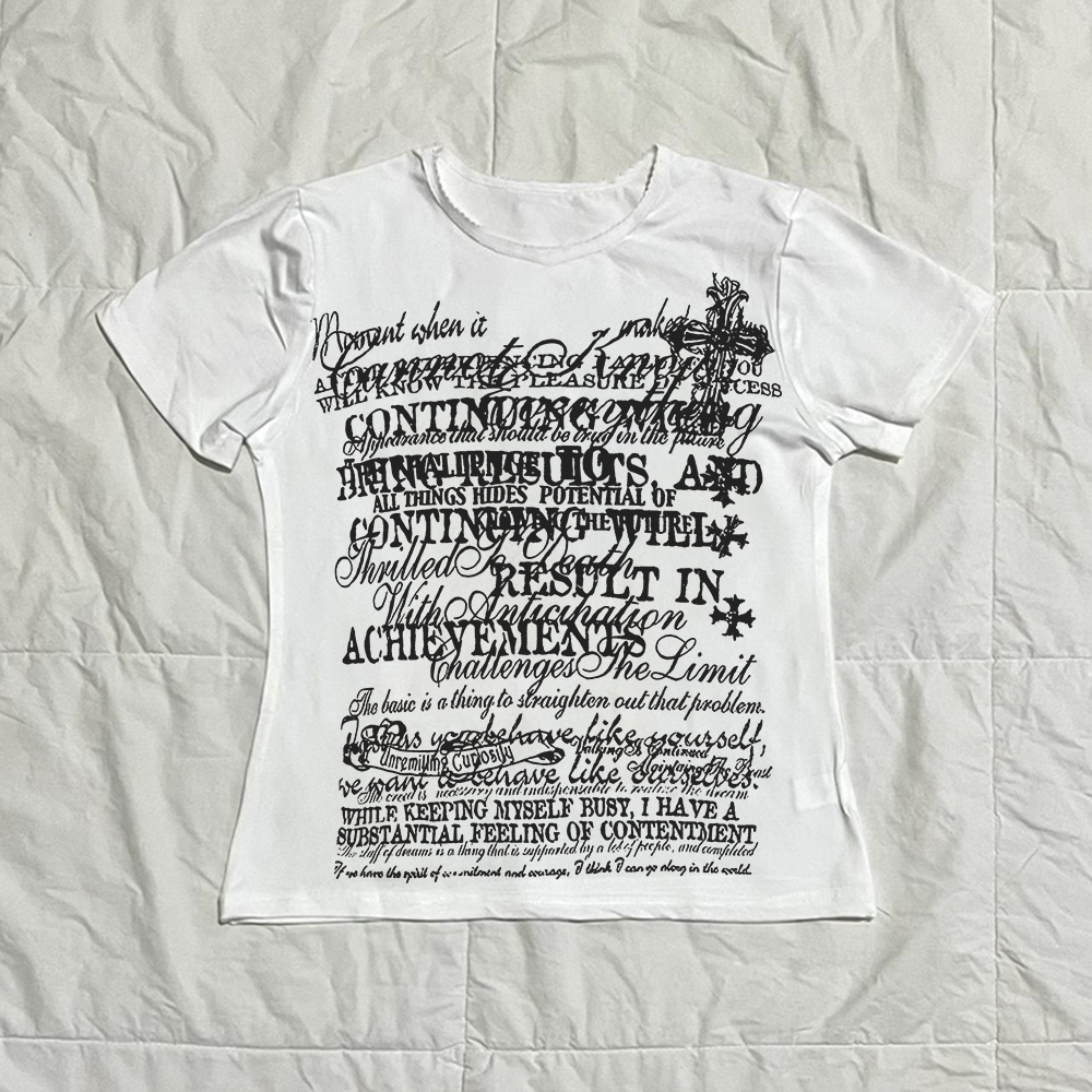 T-shirt Y2K style clothing Got - Baby Y2K Clothing 评论和价格