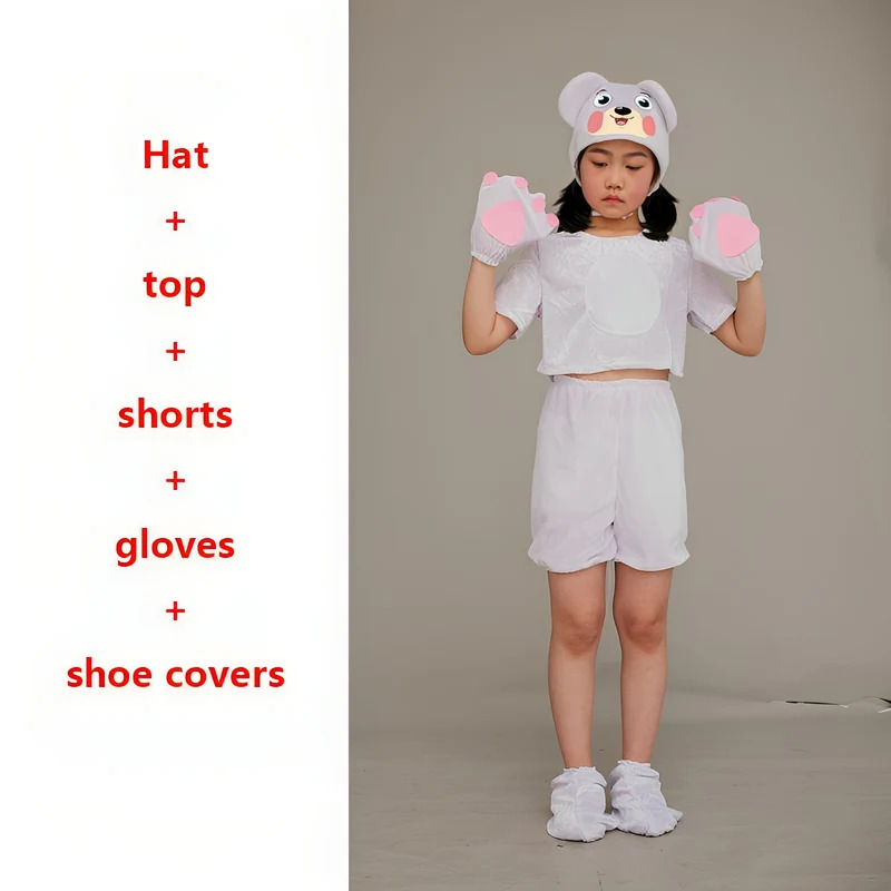 Kids Bear Cosplay Costume Anim - Toddler Legging Set 评论和价格