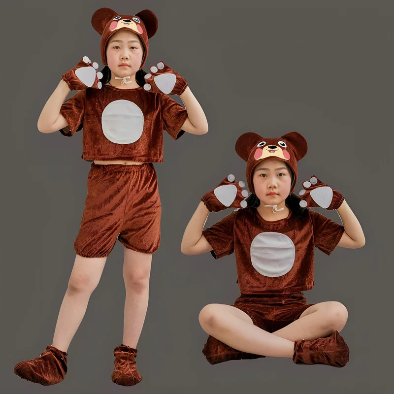 Kids Bear Cosplay Costume Anim - Toddler Legging Set 评论和价格
