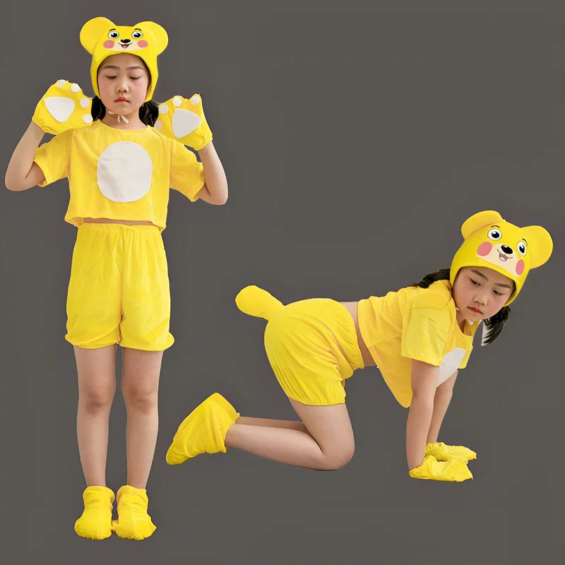 Kids Bear Cosplay Costume Anim - Toddler Legging Set 评论和价格
