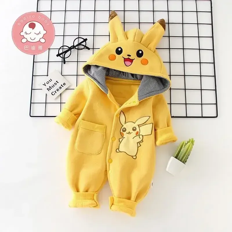 New Cute Cartoon Pokemon Pikac - Baby Clothing Items 评论和价格