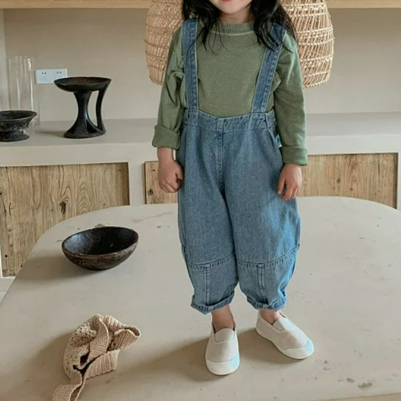 2025 Summer Boys And Girls Den - Baby Overall Denim 评论和价格