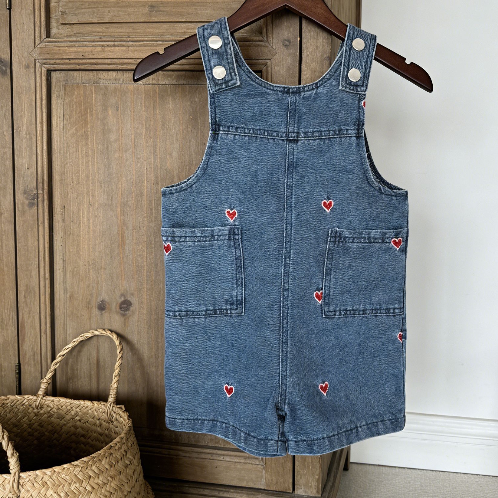 2026 Summer New Girls Denim Ov - Baby Overall Denim 评论和价格