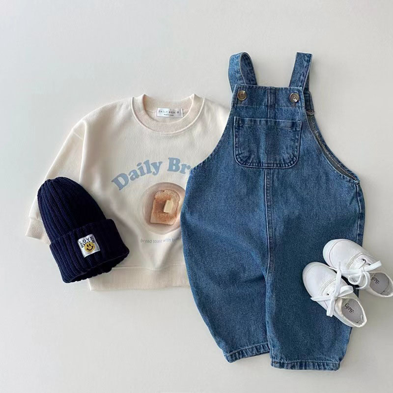 Infant Girl Strap Trousers Sol - Baby Overall Denim 评论和价格