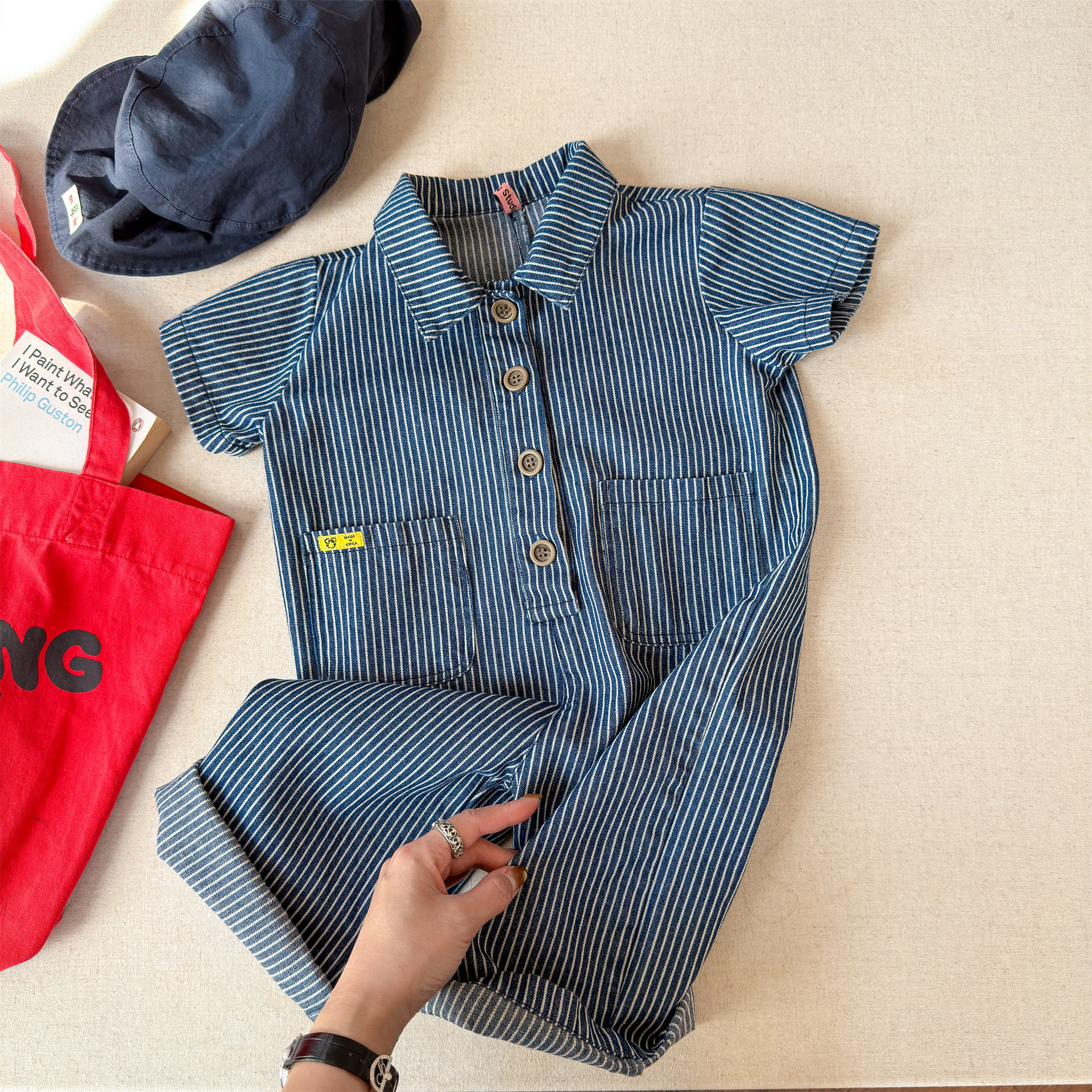 2026 Spring New Children Denim - Baby Overall Denim 评论和价格