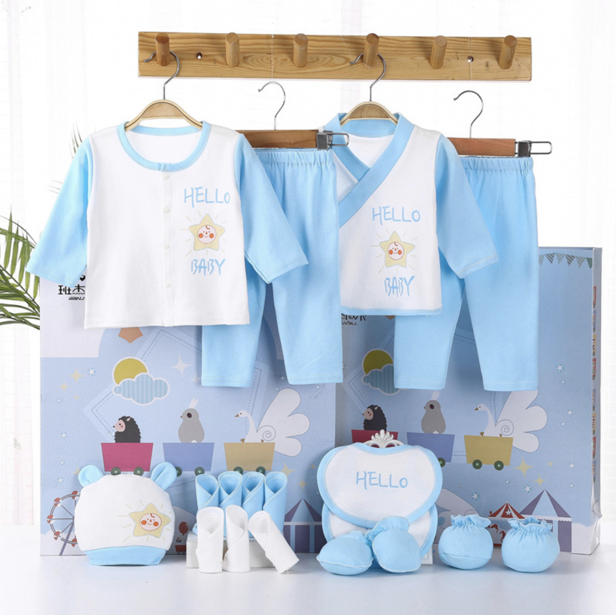 Hot 18 Pcs New Born Baby Suppl - Baby Clothing High Quality 评论和价格