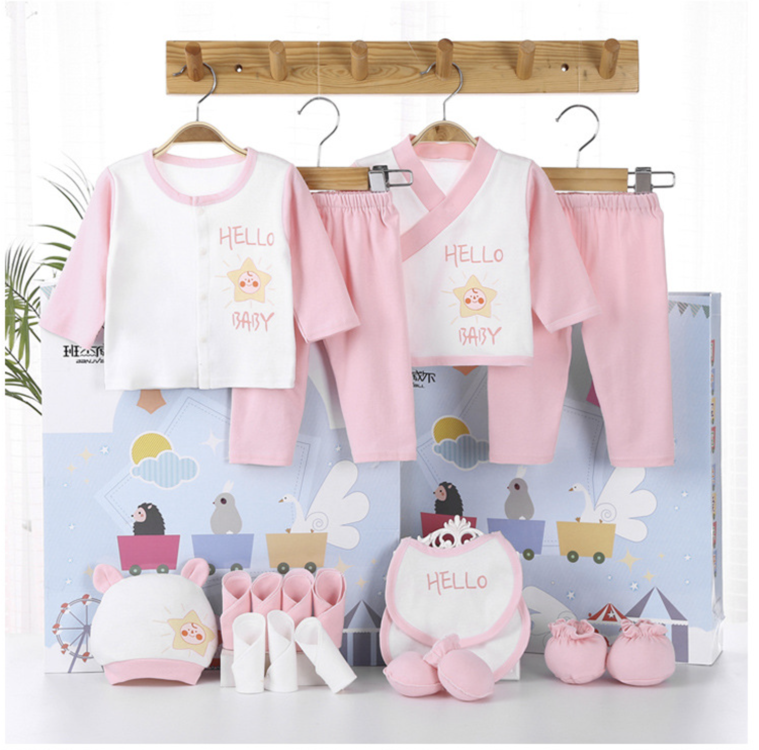 Hot 18 Pcs New Born Baby Suppl - Baby Clothing High Quality 评论和价格