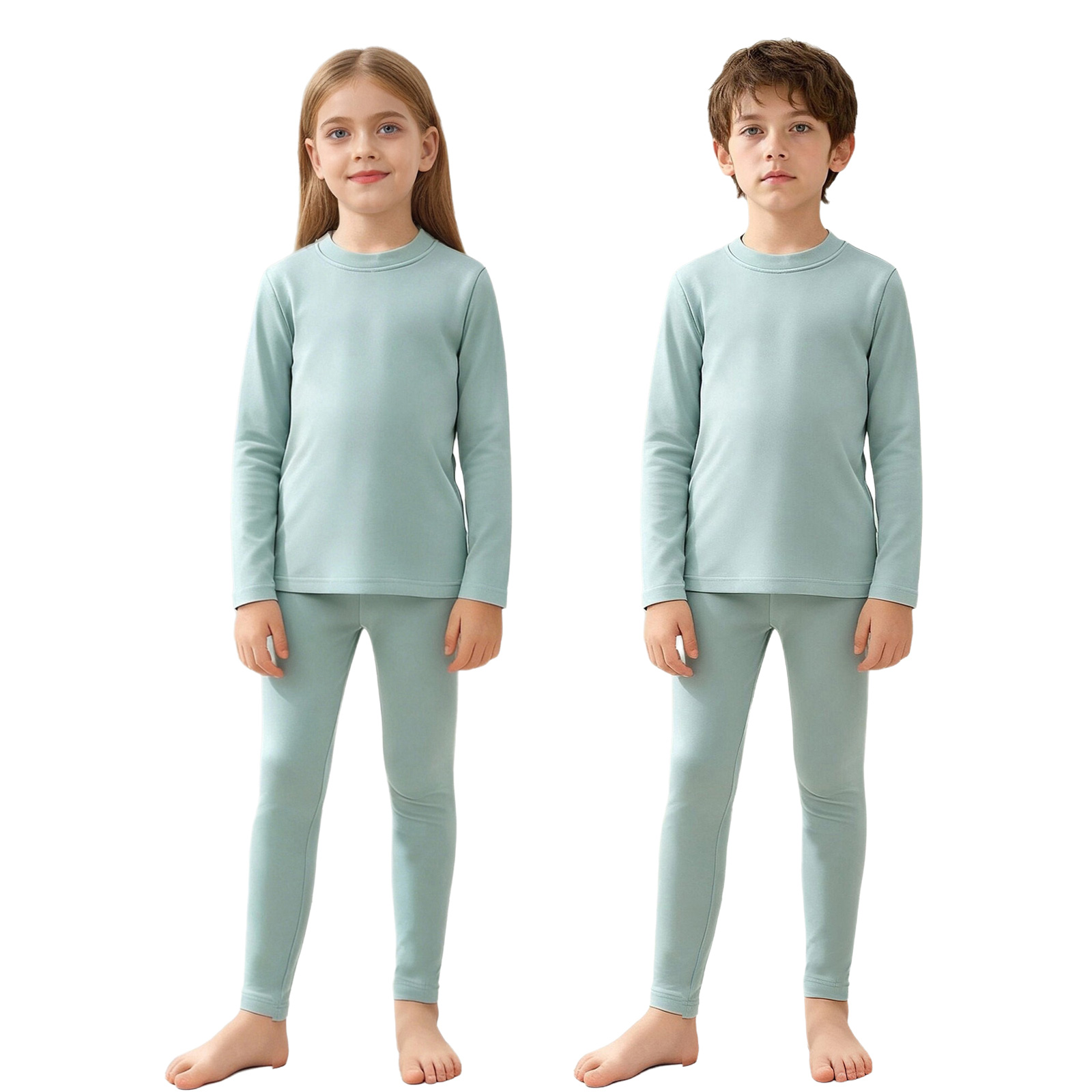 Kids Girls Boys 2-Piece Therma - Toddler Legging Set 评论和价格