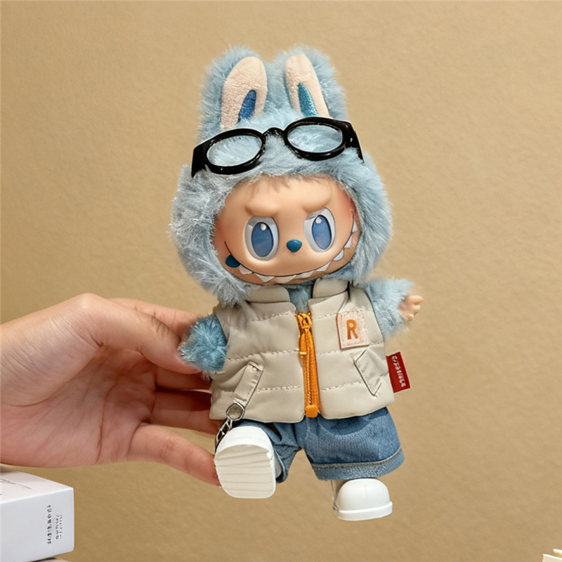For 15 17cm Labubu Doll Solid  - Baby Clothing Items 评论和价格