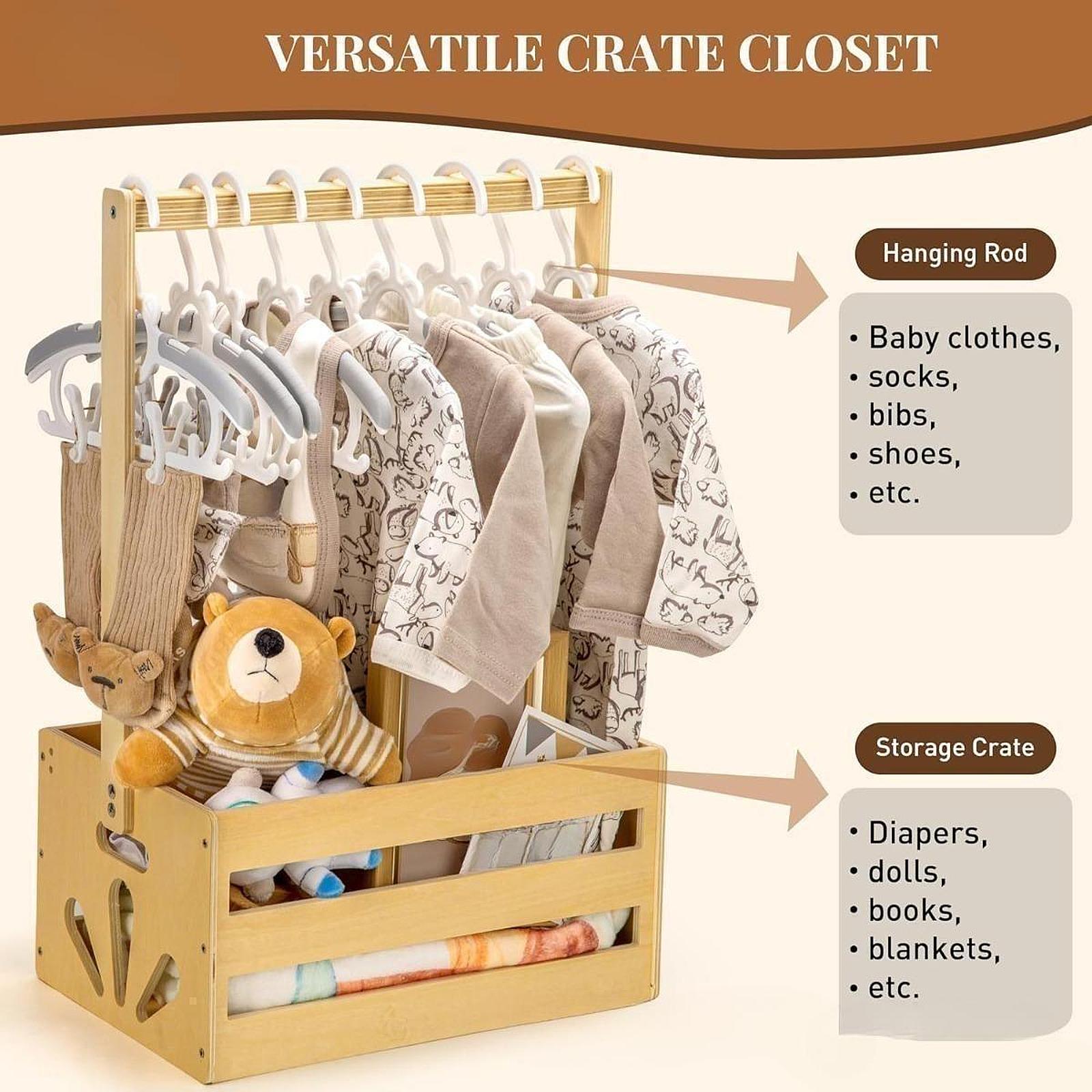 Wooden Baby Shower Crate Close - Baby Clothing Clearance 评论和价格