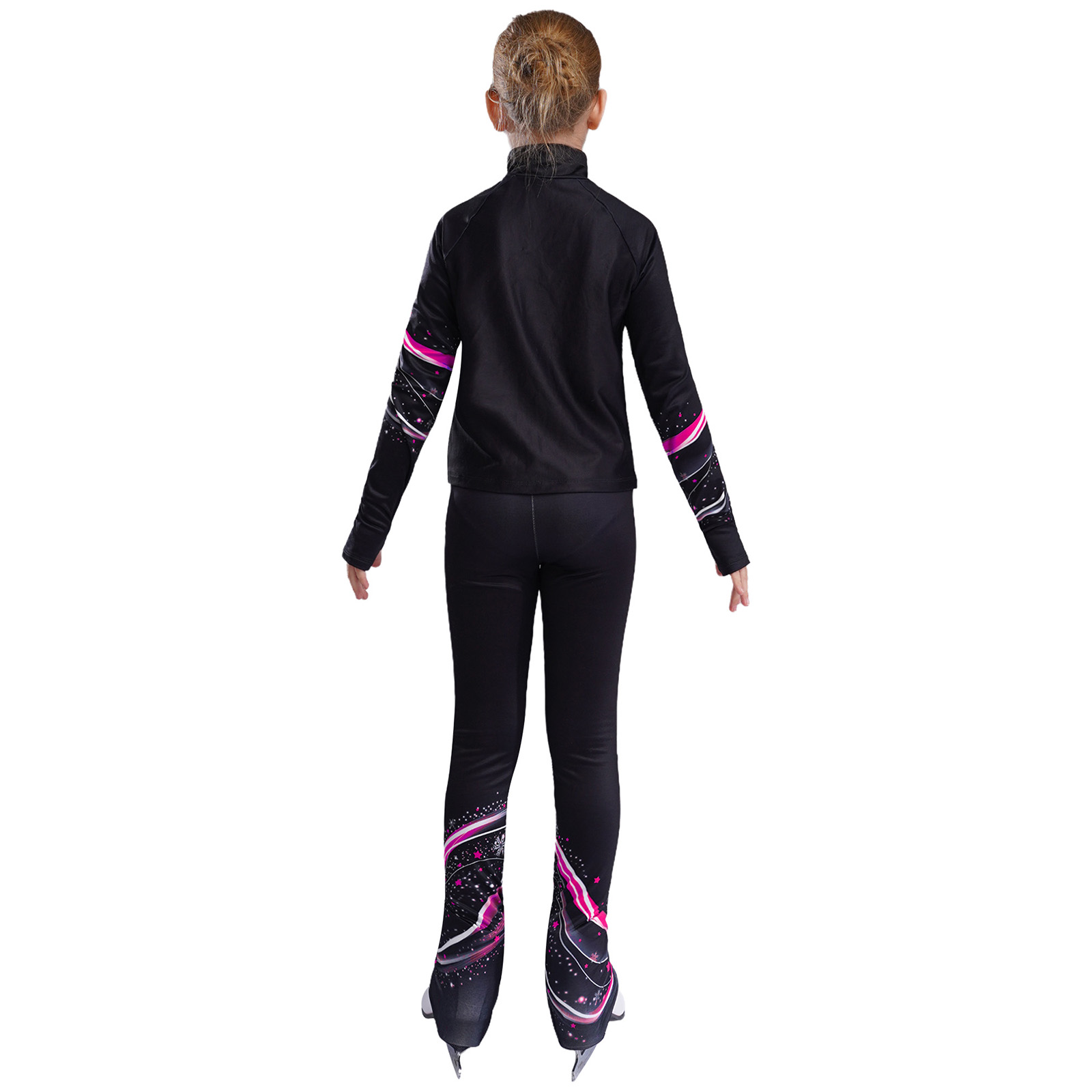 Kids Girls Fleece Figure Skati - Toddler Legging Set 评论和价格